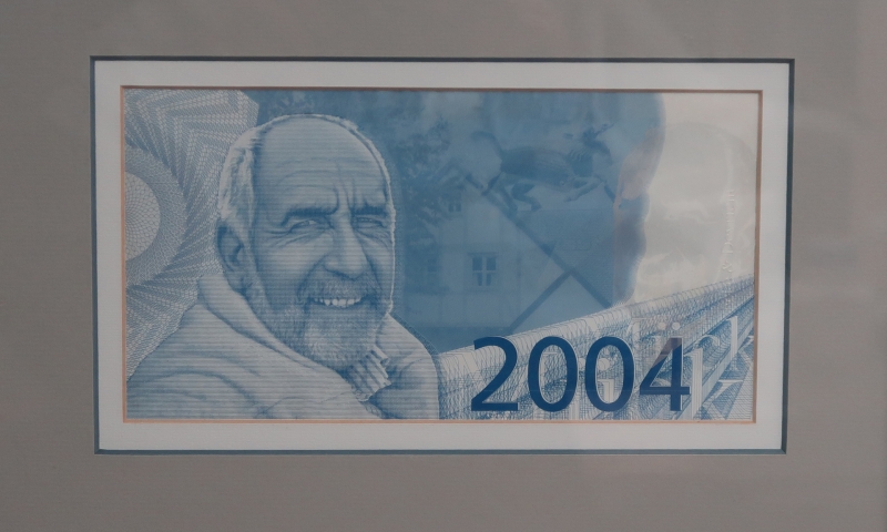 03 Musterbanknote mit Stahlstichportrait, 2004